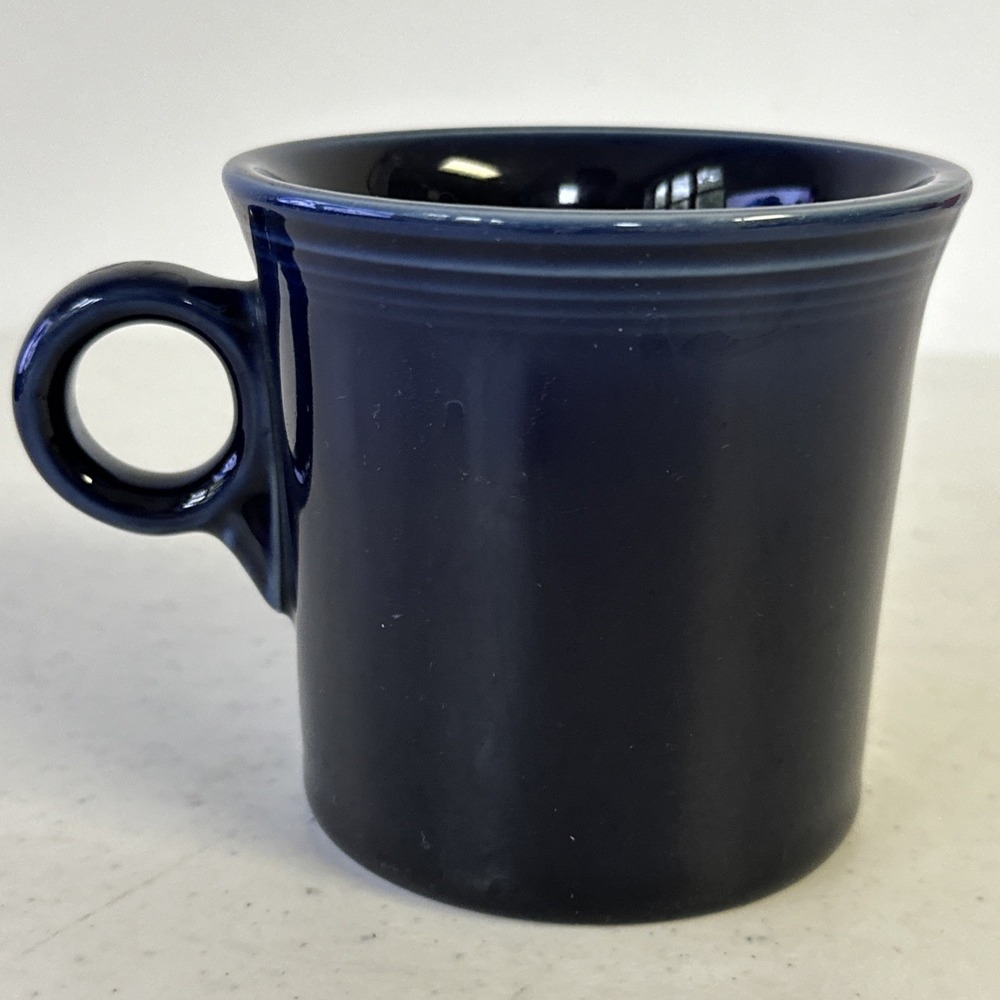 Lot of 4 Fiesta Ware Mixed Colors Coffee Mugs Cups O‎ Ring Handle HLC USA - Picture 5 of 11